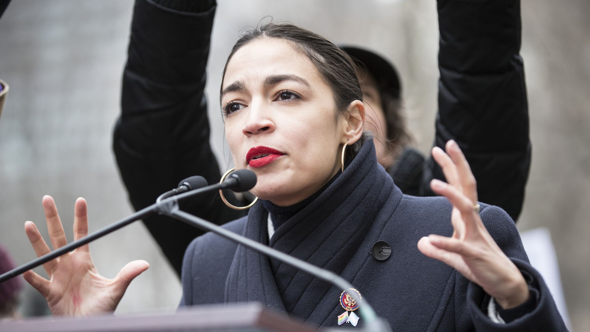 Alexandria Ocasio-Cortez criticized a new DCCC blacklist policy on consulting firms.