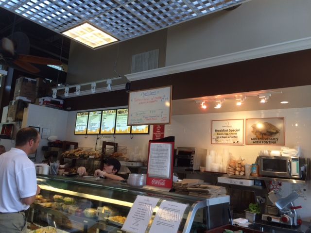 counter at poppy's bagels