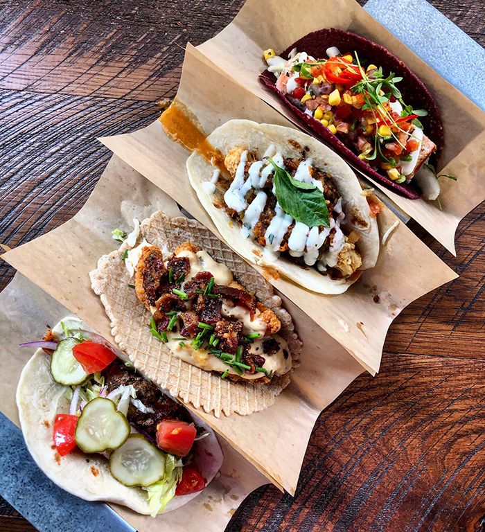 taco menu selections at velvet taco