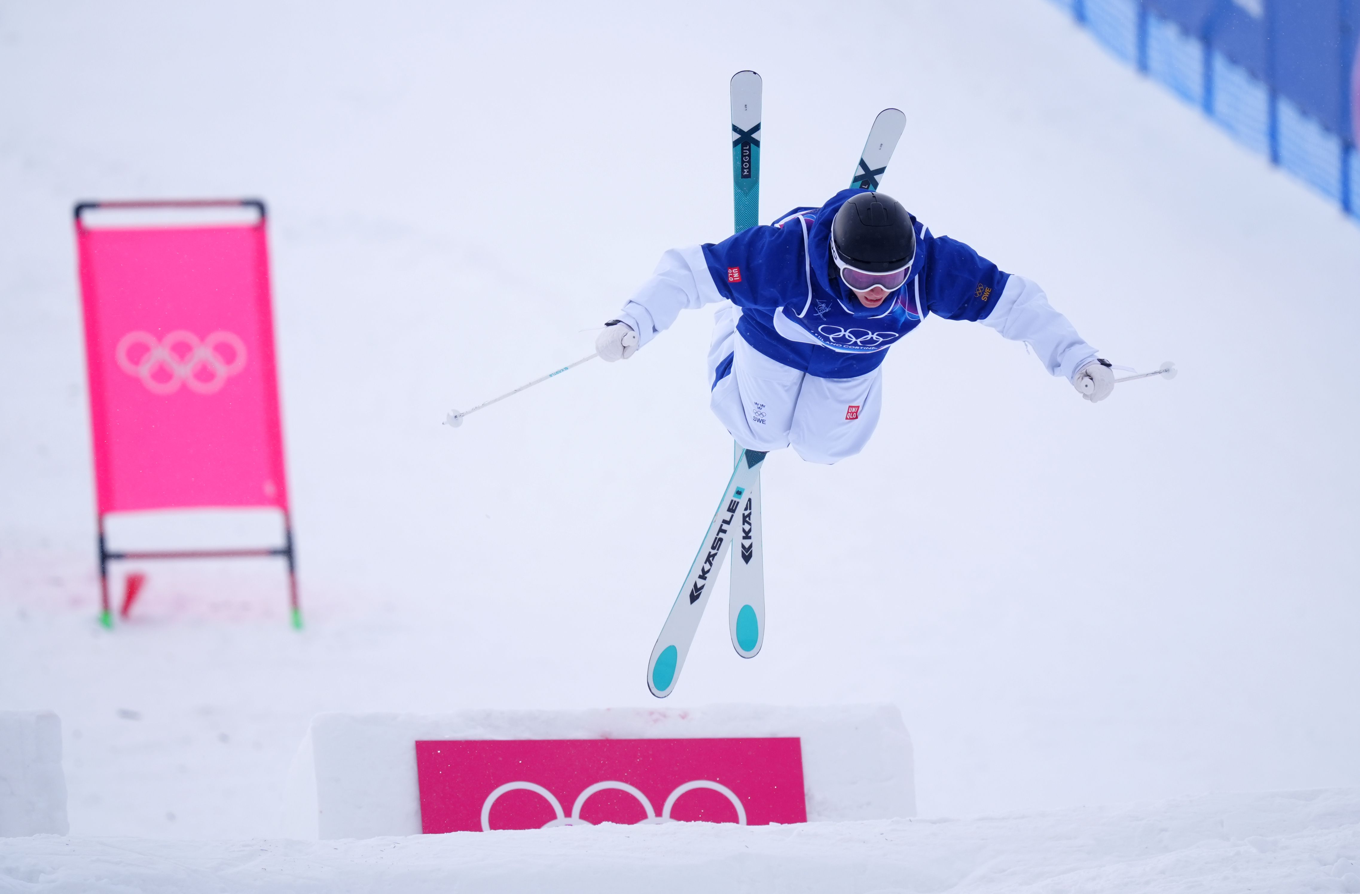 Sweden's Elis Lundholm competes at the Winter Olymics this morning. Photo: David Davies/PA Images via Getty Images