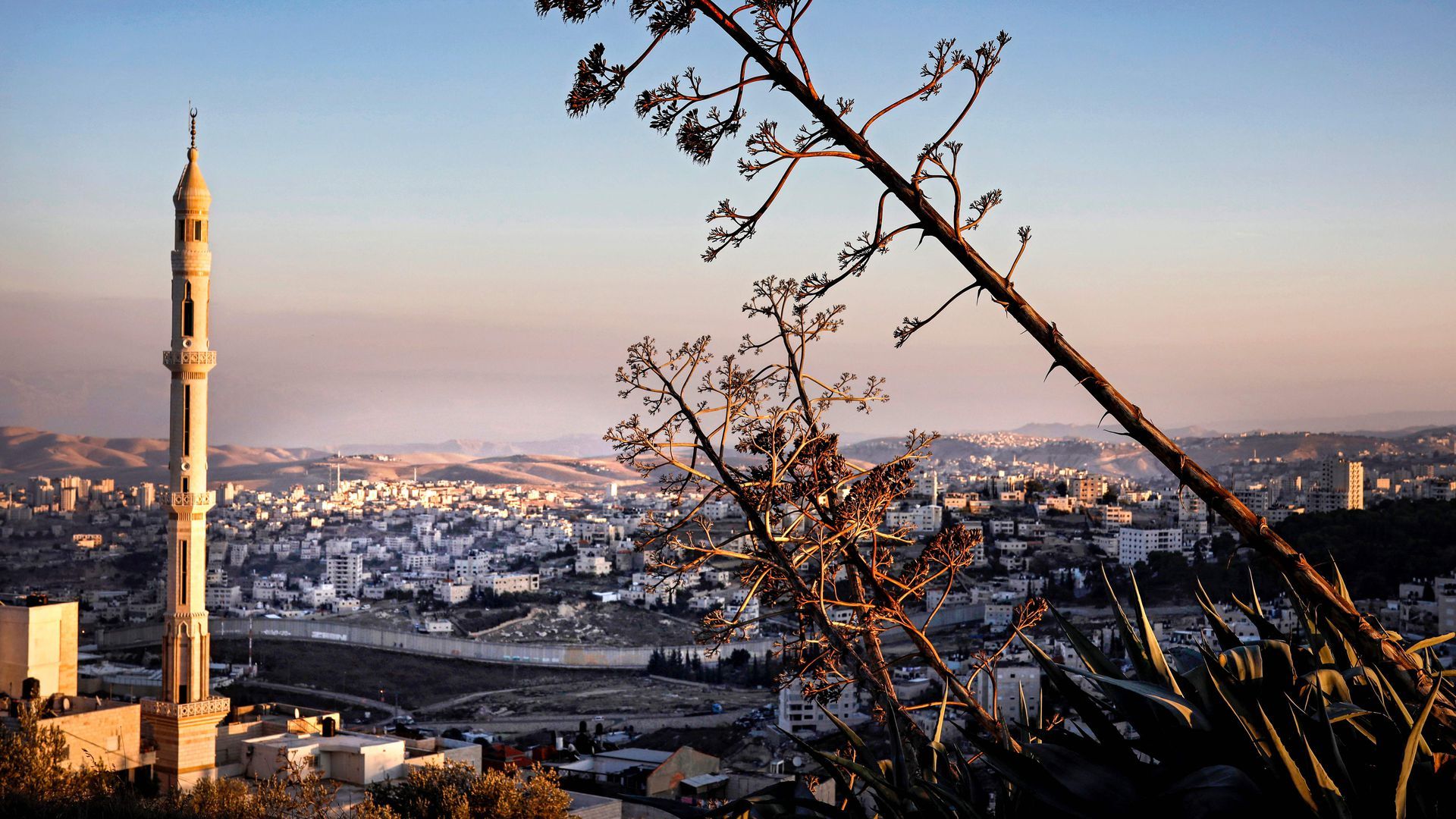 Photo of a mosque in the West Bank