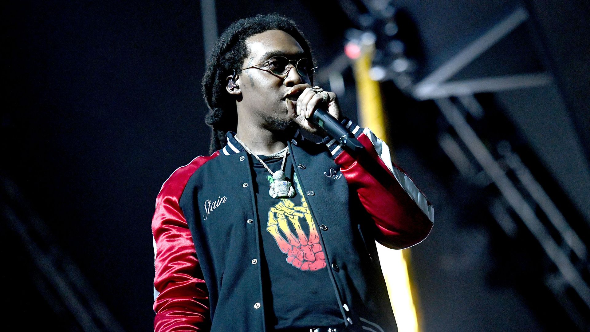 Rapper Takeoff of the hip hip group Migos.