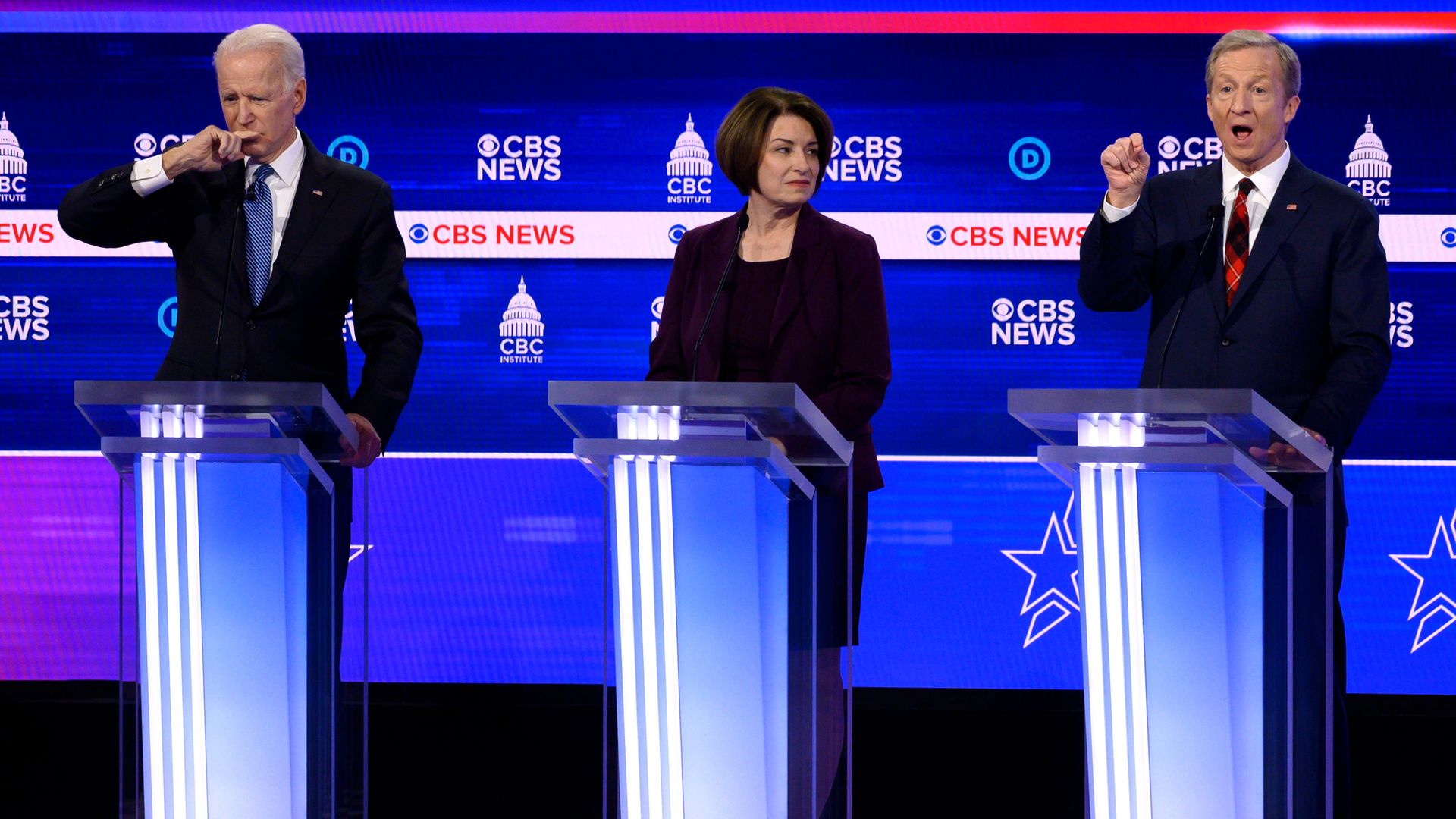 Steyer and Klobuchar