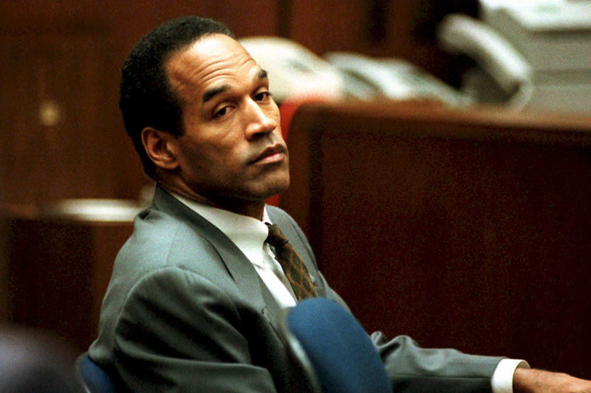 O.J. Simpson in court
