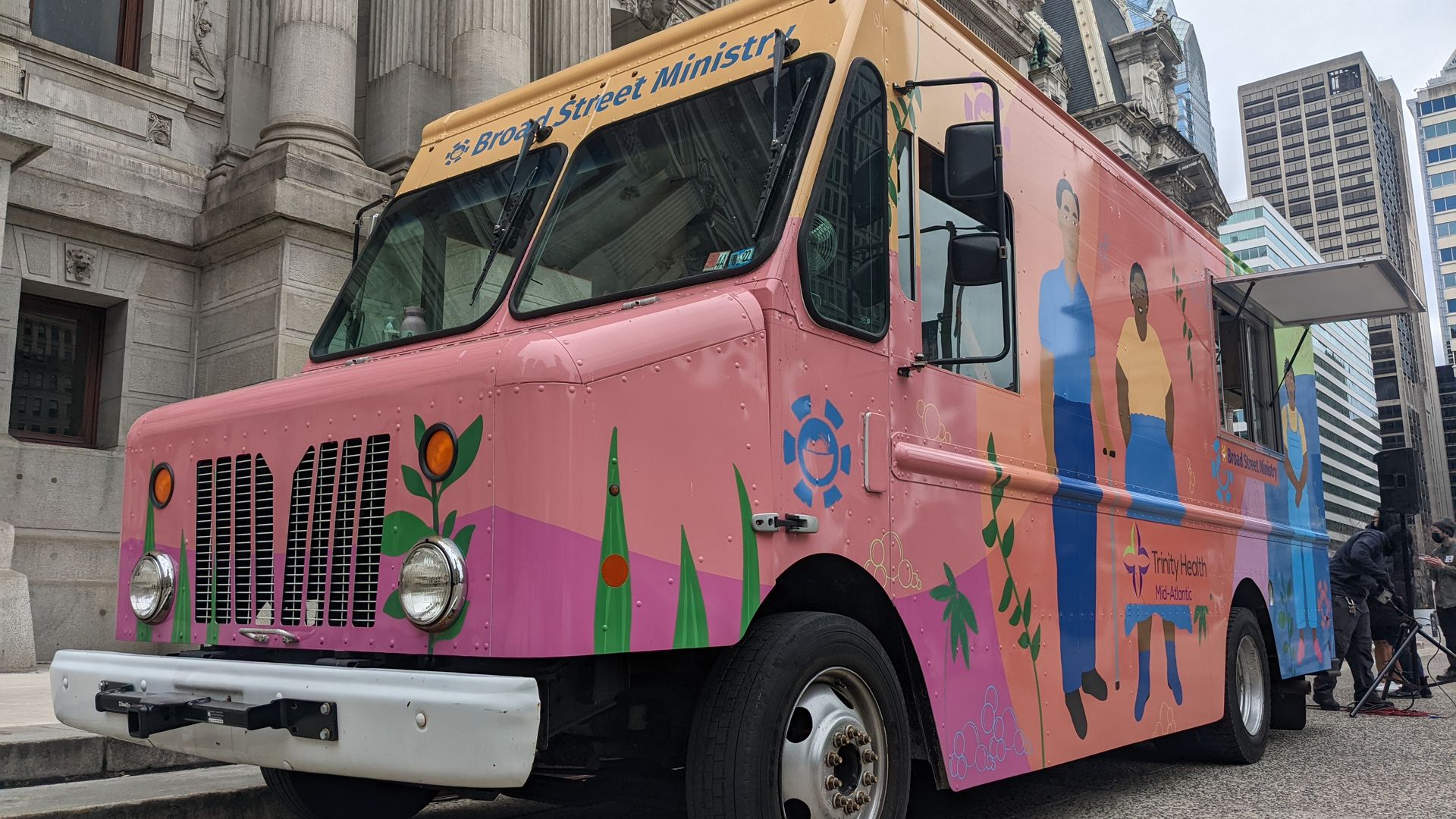 Broad Street Ministry's community hygiene truck  