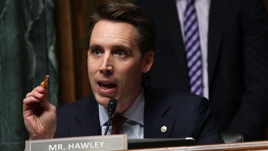 Gop Senator Josh Hawley Big Tech Execs Are Totally Untrustworthy 