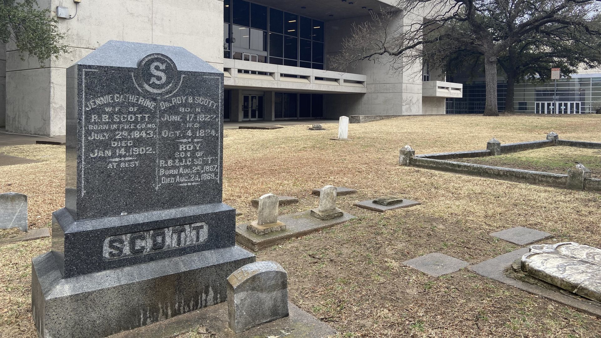 Cemetery downtown