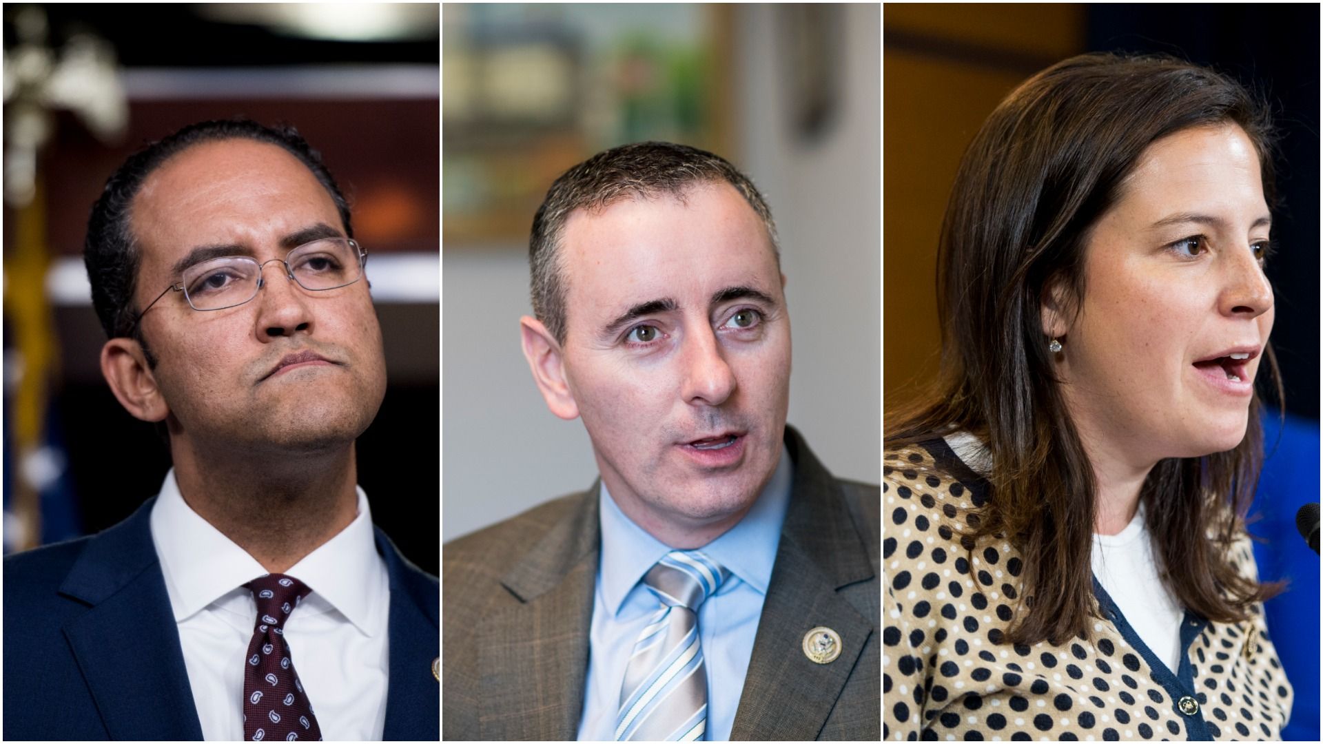 Reps. Will Hurd, (R-Texas), Brian Fitzpatrick, (R-Pa.) and Elise Stefanik, (R-N.Y.) 