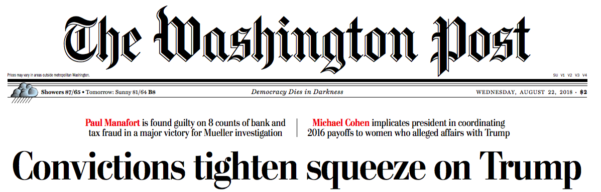 Washington Post cover