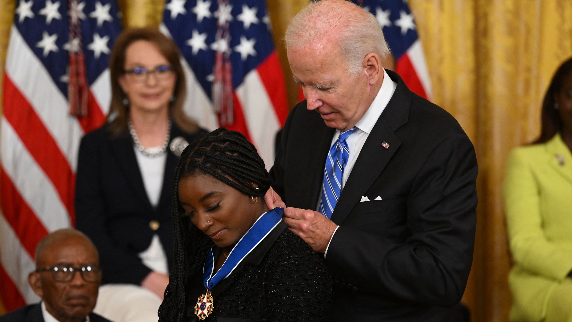 Simone Biles becomes youngest Presidential Medal of Freedom recipient