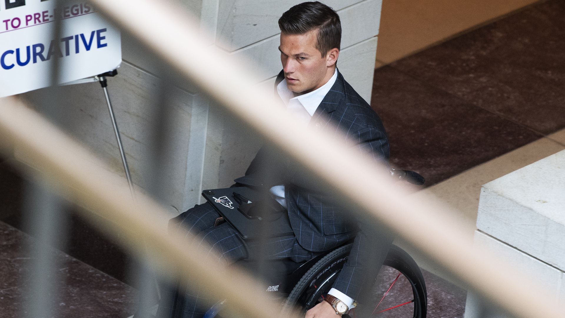 Madison Cawthorn at the Capitol visitor center