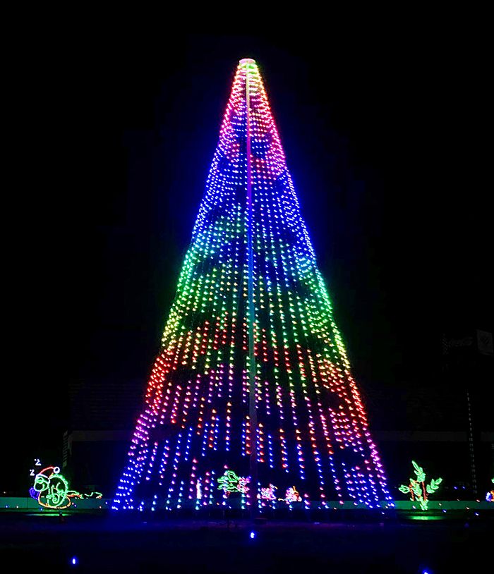 christmas tree at charlotte motor speedway