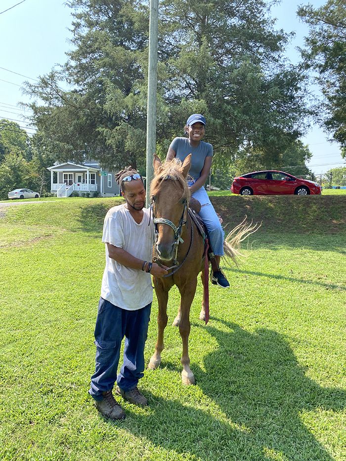 Bobby and Ron Martin, big m stables, druid hills, black cowboy, charlotte