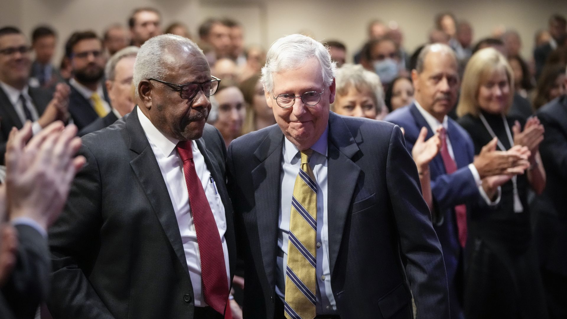 Clarence Thomas and Mitch McConnell