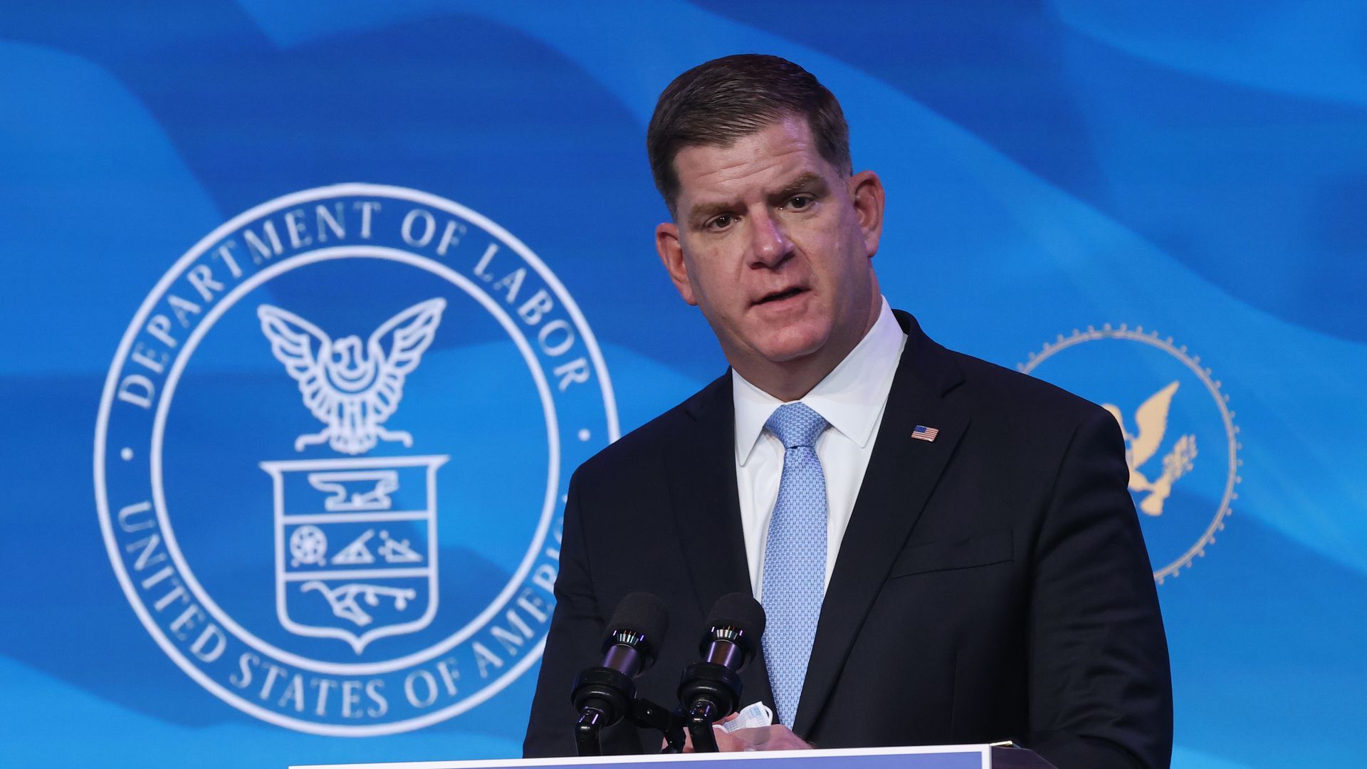Marty Walsh, President-elect Biden's nominee for labor secretary.