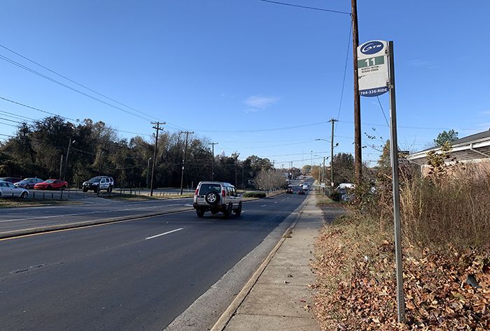 Charlotte bus stop