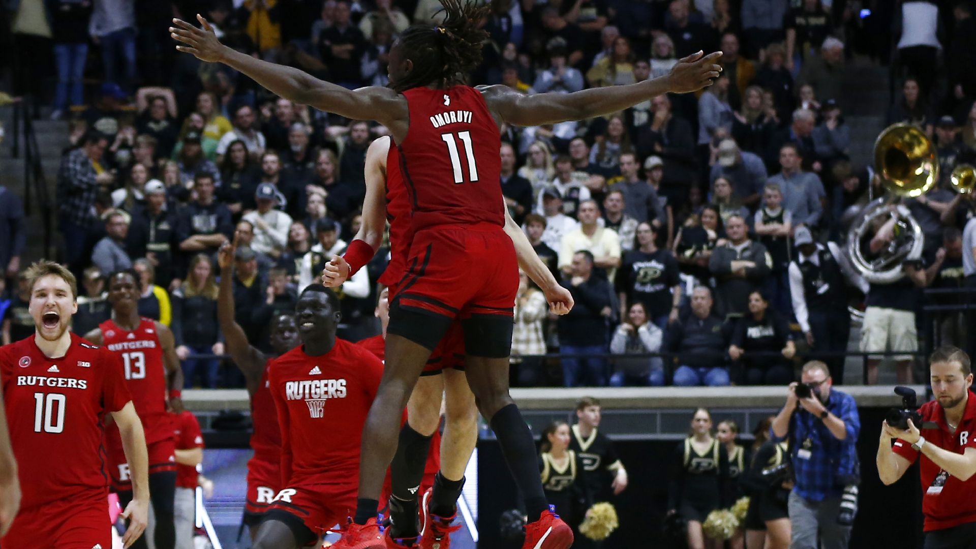 Rutgers celebrating