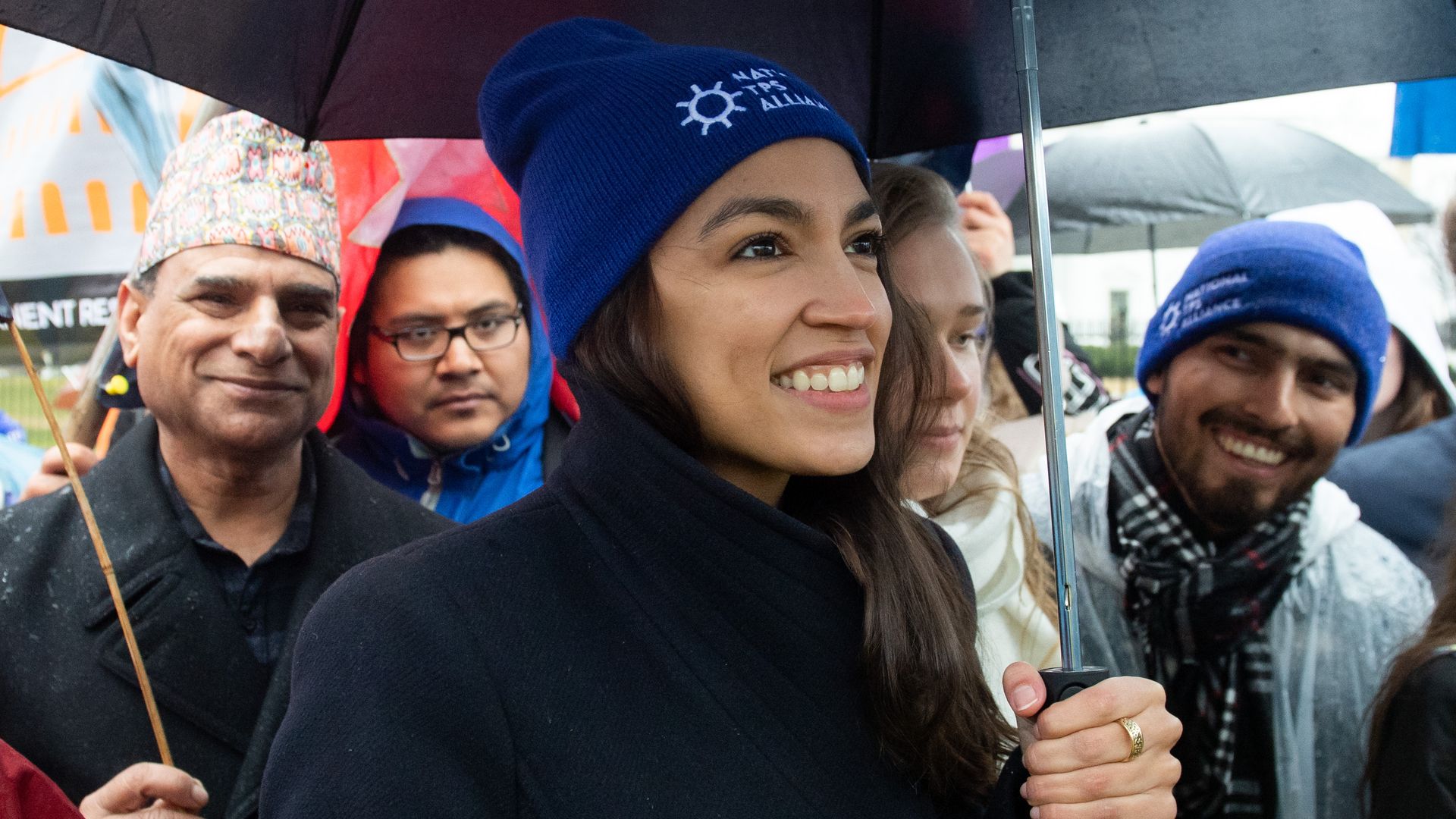 Alexandria ocasio cortez at march tps