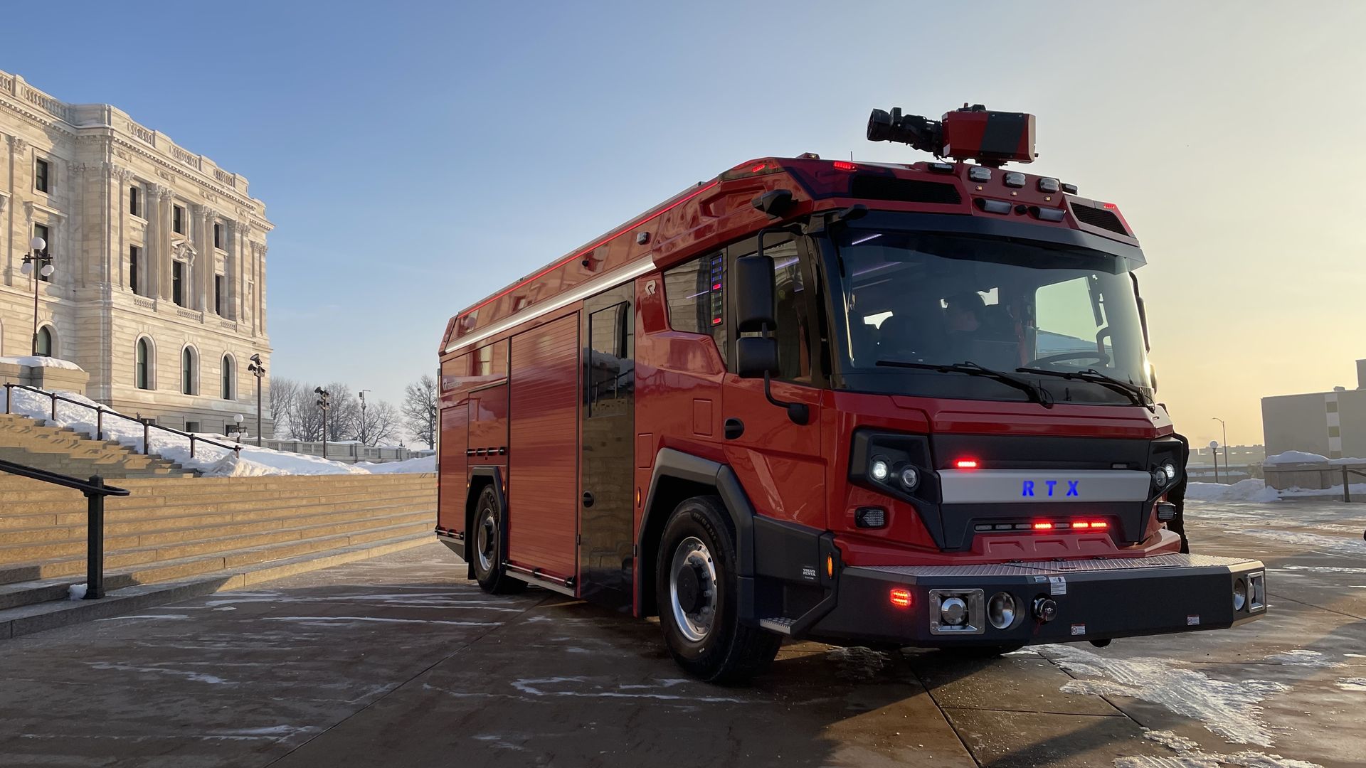 Minnesota company rolls out fully operational electric fire truck - Axios  Twin Cities