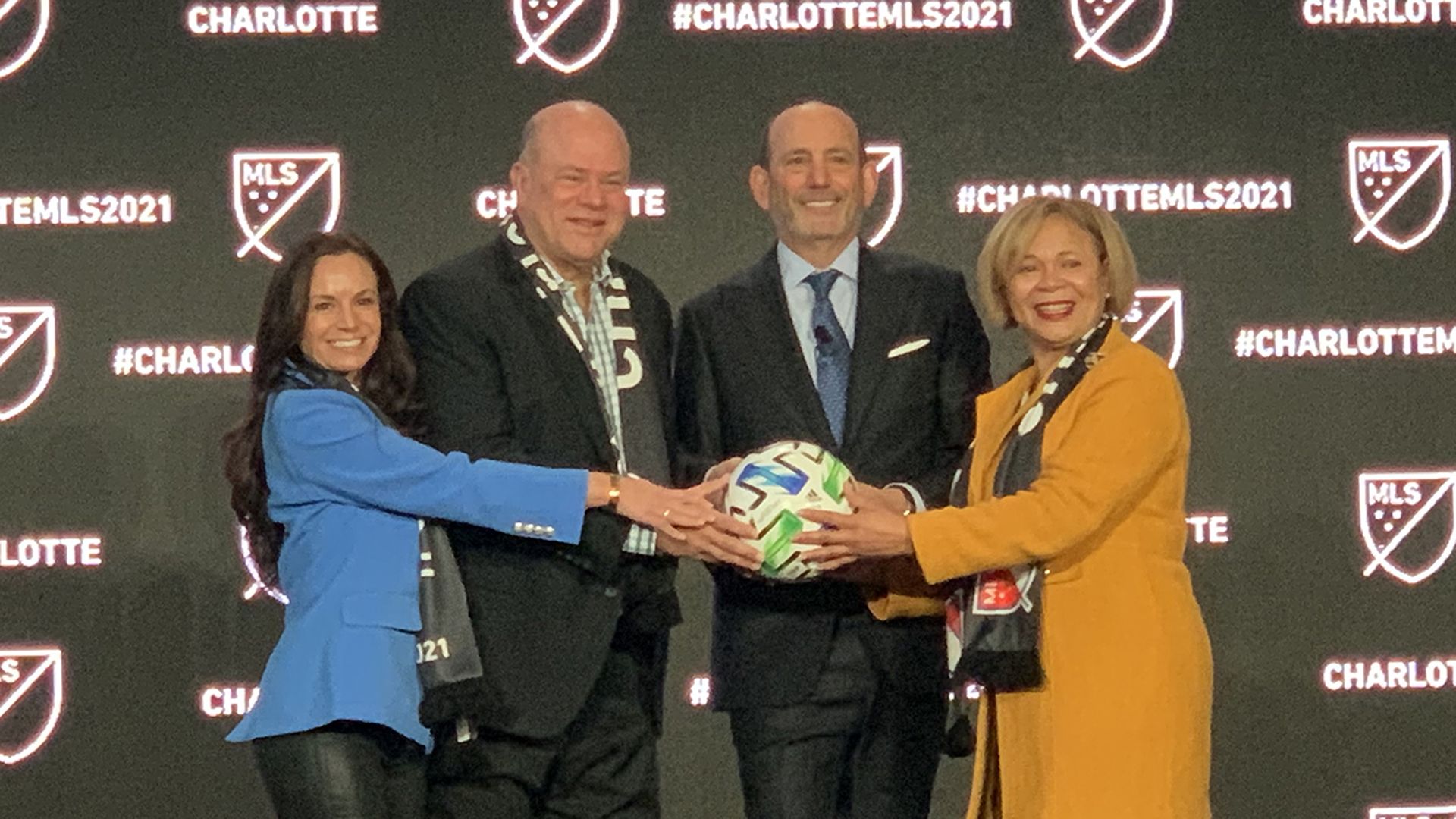 David Tepper at the MLS announcement in Uptown