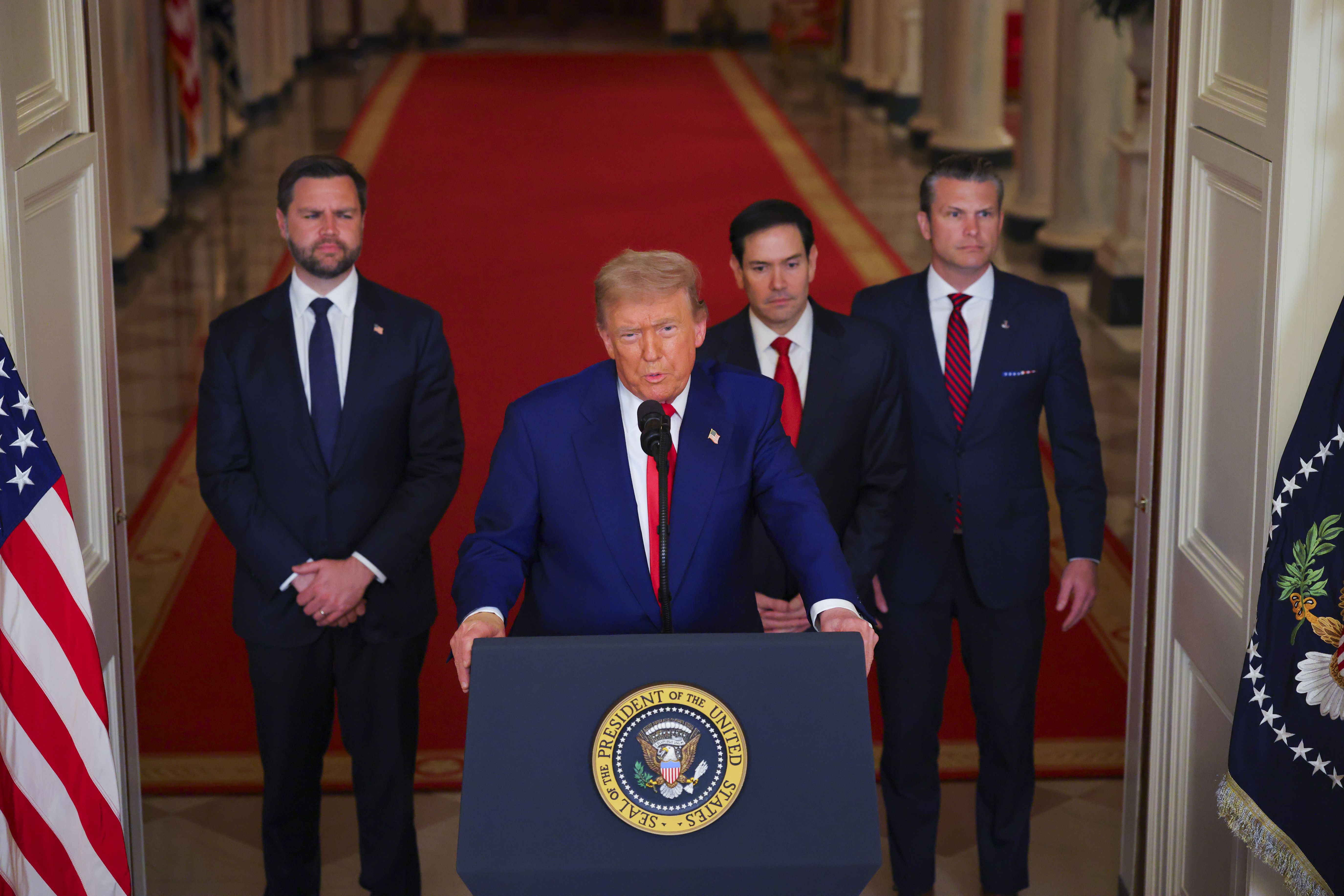 Trump, Vance, Rubio, Hegseth