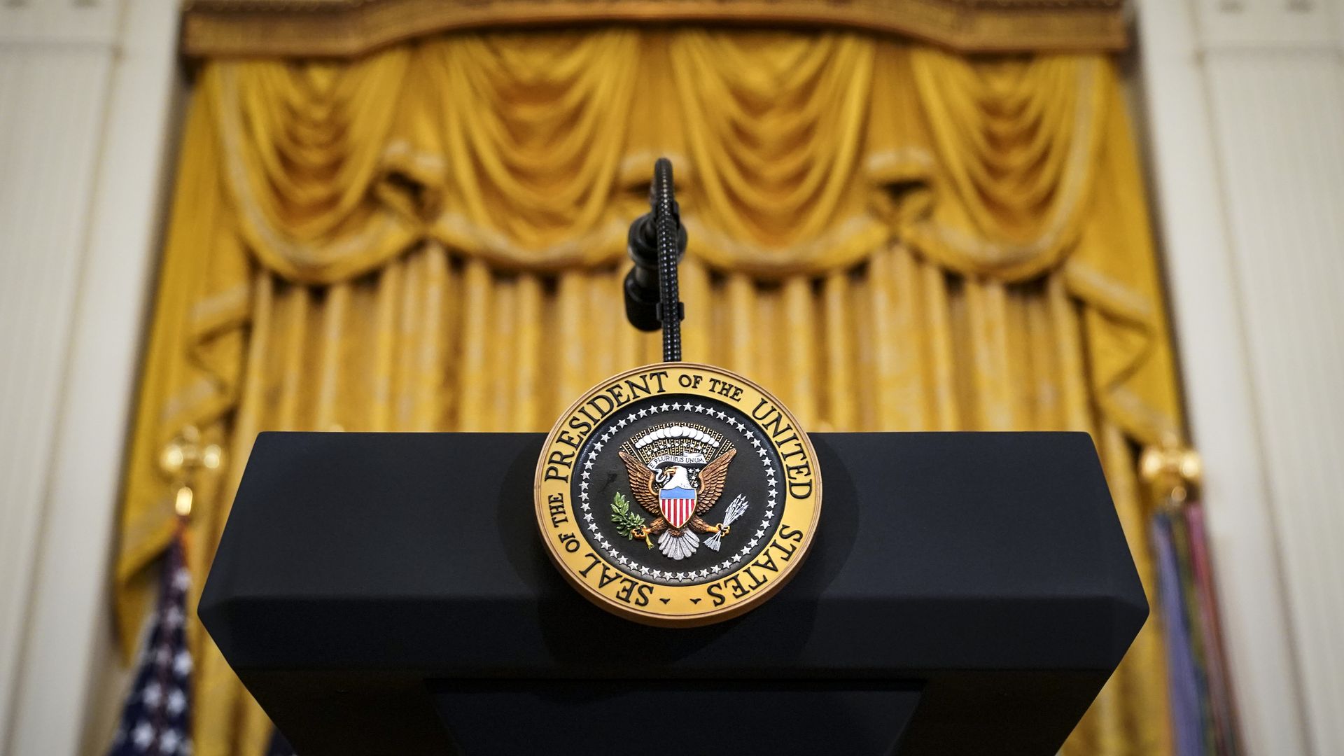 The president's podium