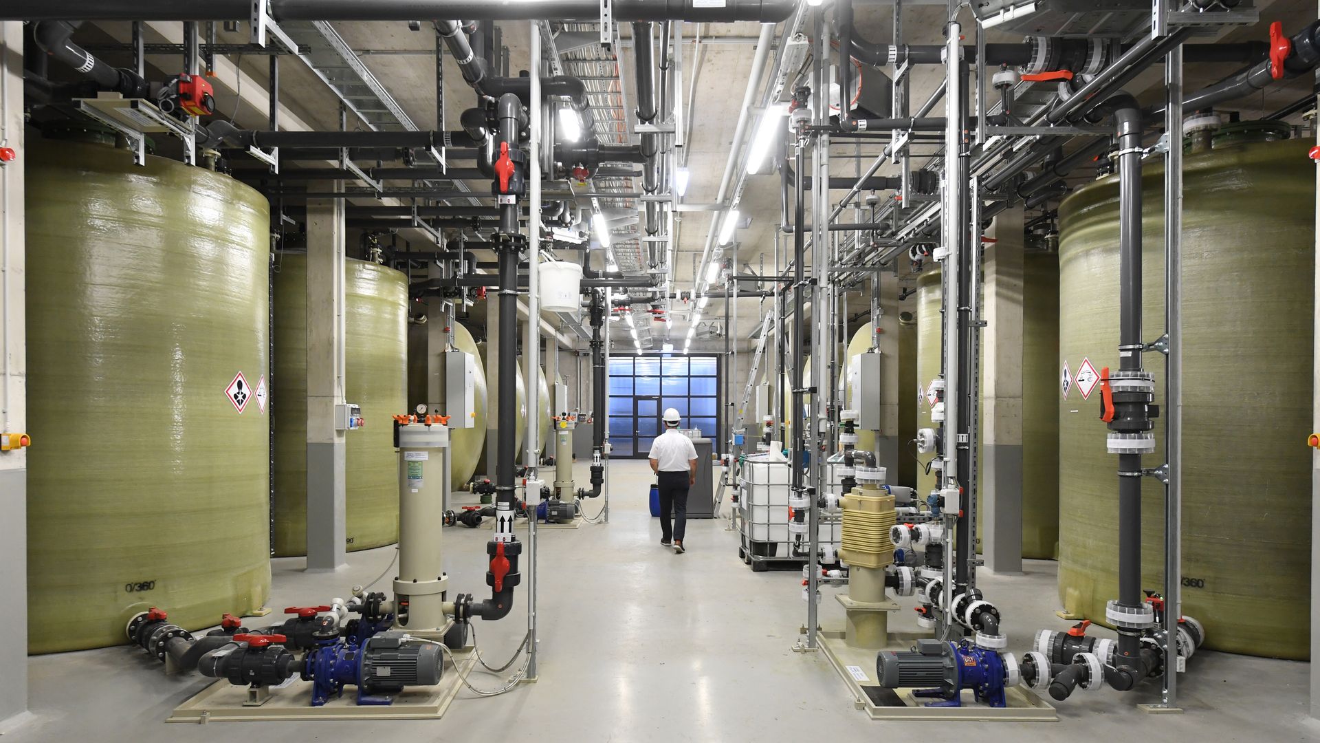 tanks of a redox flow battery