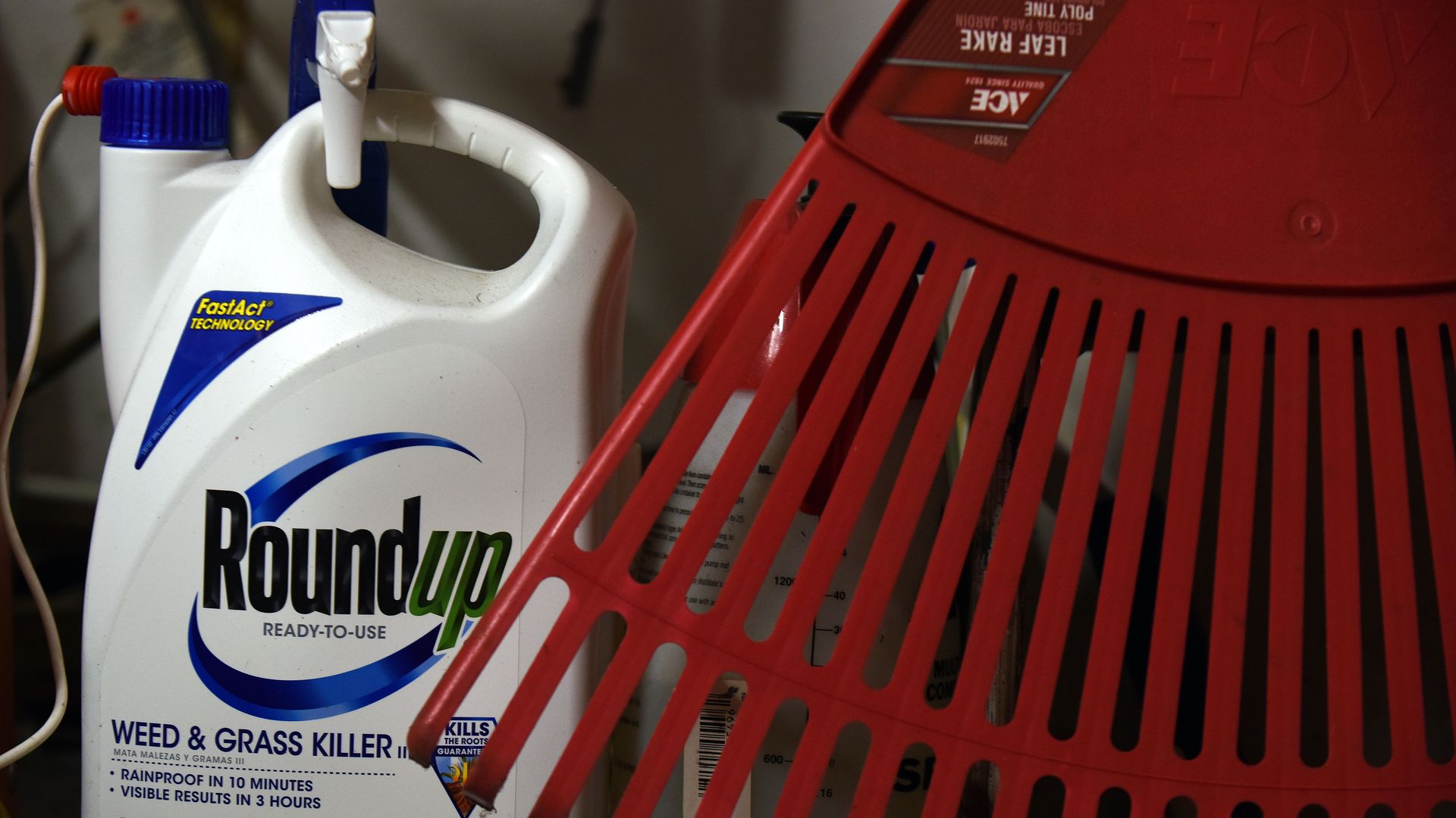 Roundup weed killer.