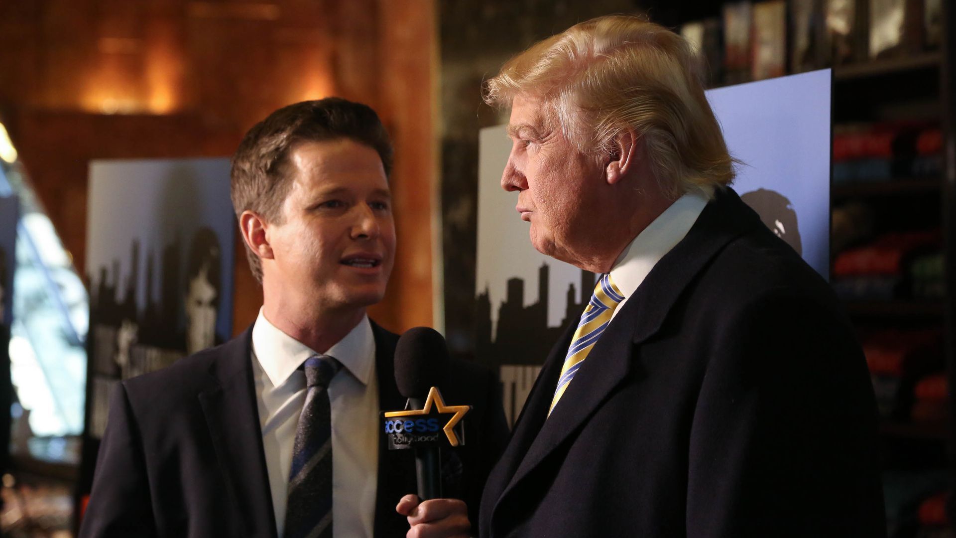 Billy Bush interviewing Trump