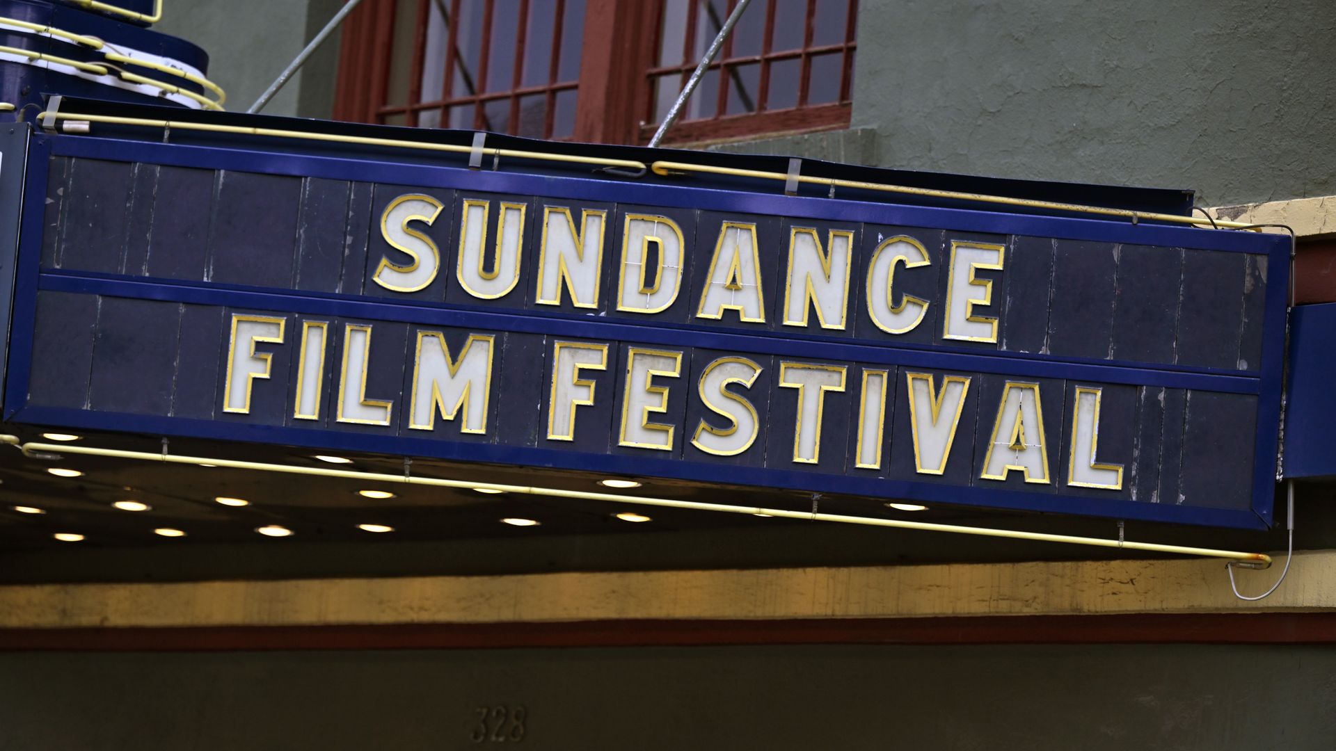 The Egyptian Theatre is seen along Main Street during the 2025 Sundance Film Festival on January 24, 2025 in Park City, Utah.