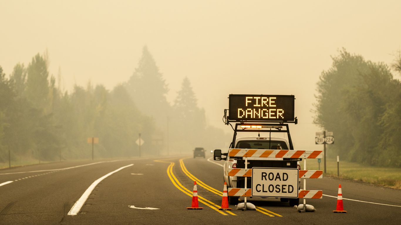 Dozens Missing Amid Oregon Wildfires