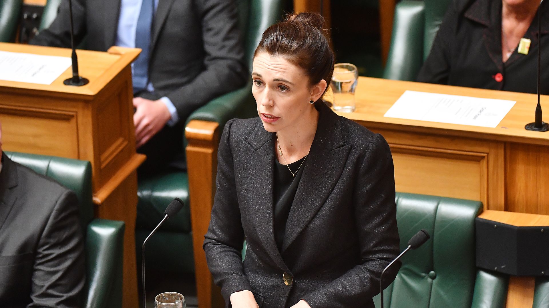 New Zealand Prime Minister Jacinda Ardern.