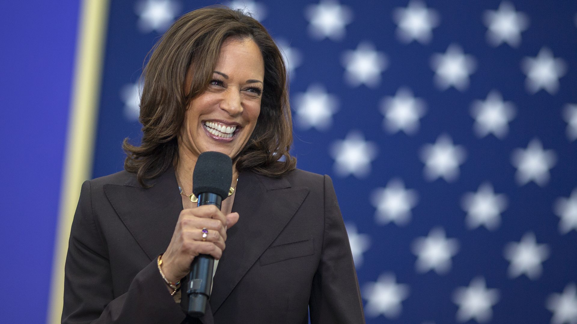 Kamala Harris smiling
