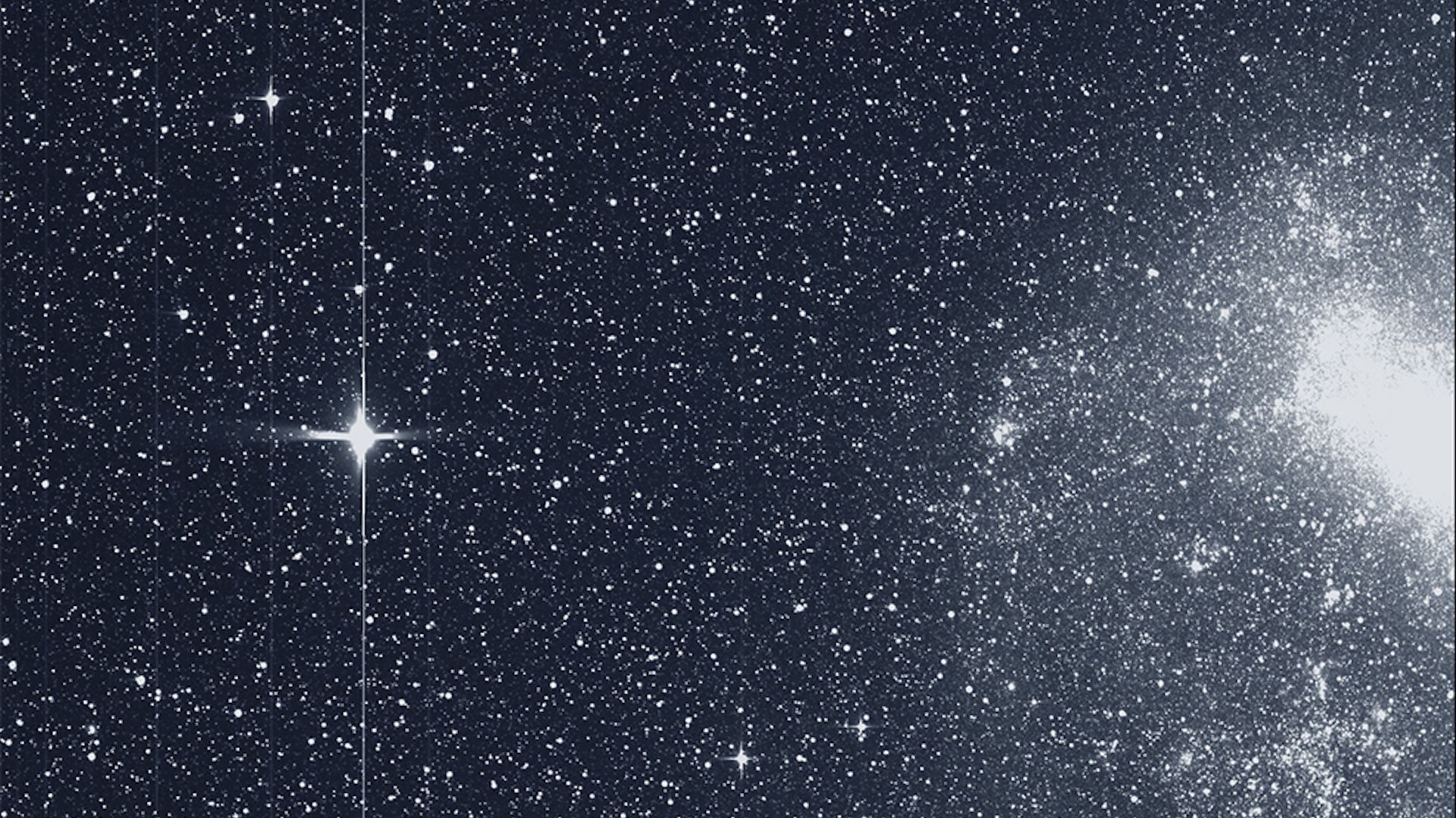 NASA's TESS spacecraft captured this swath of the southern sky in its “first light” science image on August 7, 2018. 