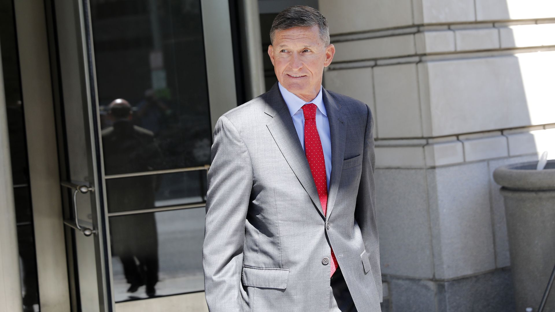 Michael Flynn leaves the courthouse