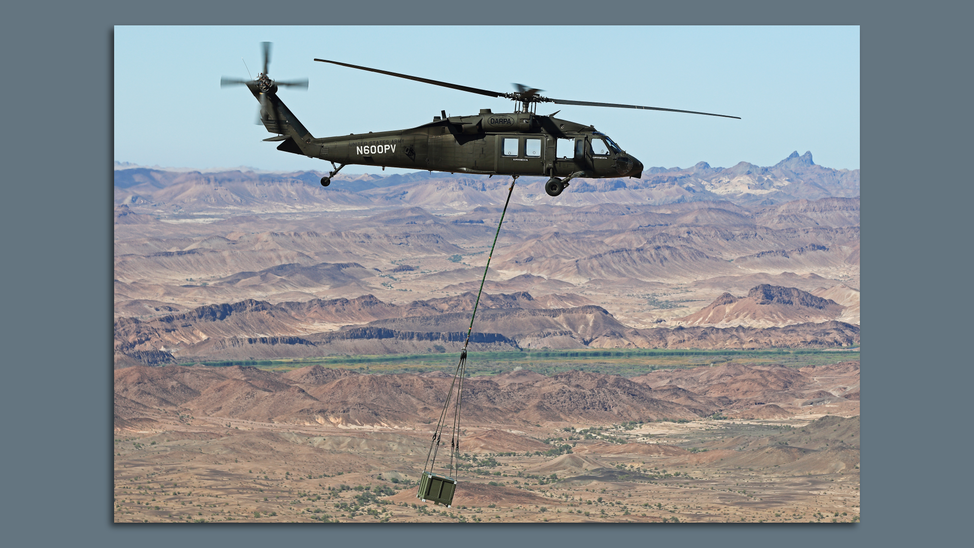 Sikorsky demonstrates to the U.S. Army for the first time how an optionally piloted Black Hawk helicopter flying in autonomous mode could resupply forward forces.