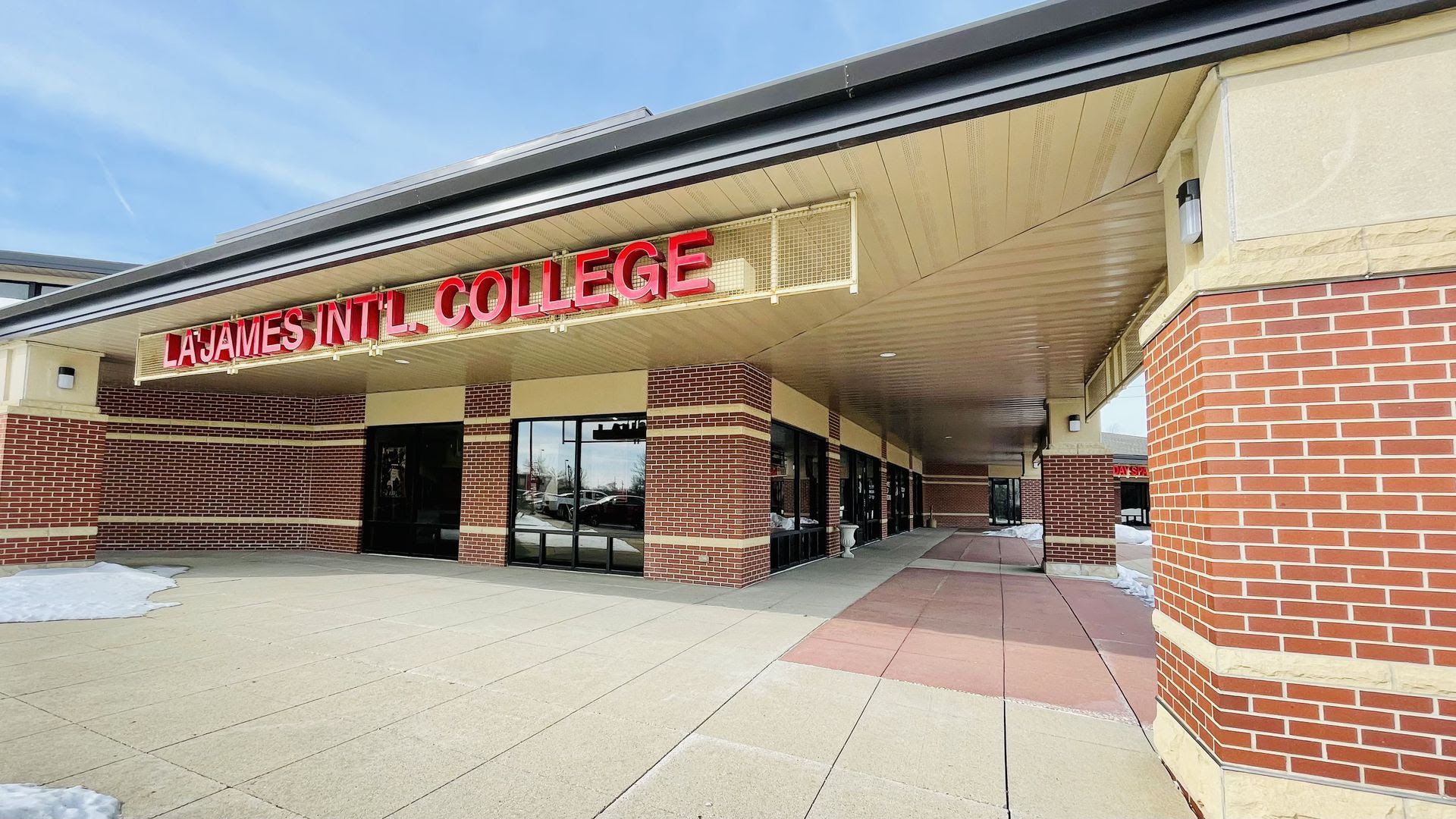 A photo of La' James College.