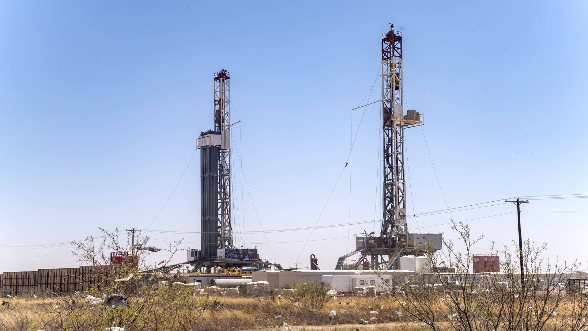 Oil rigs in Texas