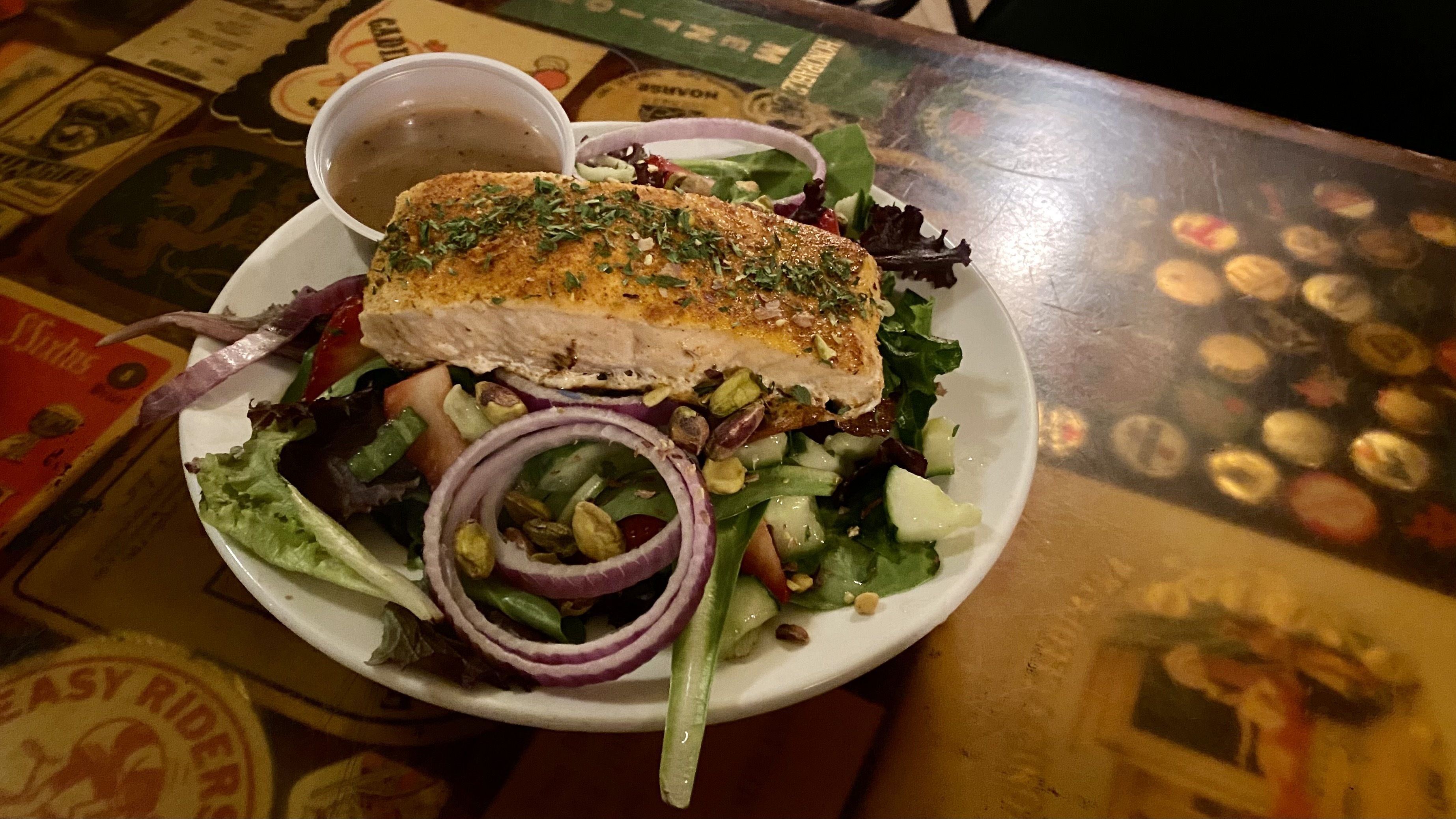 Cadieux Cafe's salmon salad.