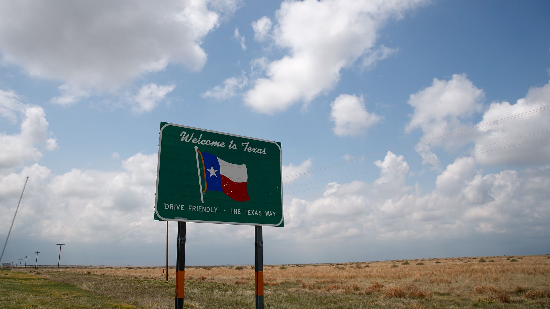 Welcome to Texas sign