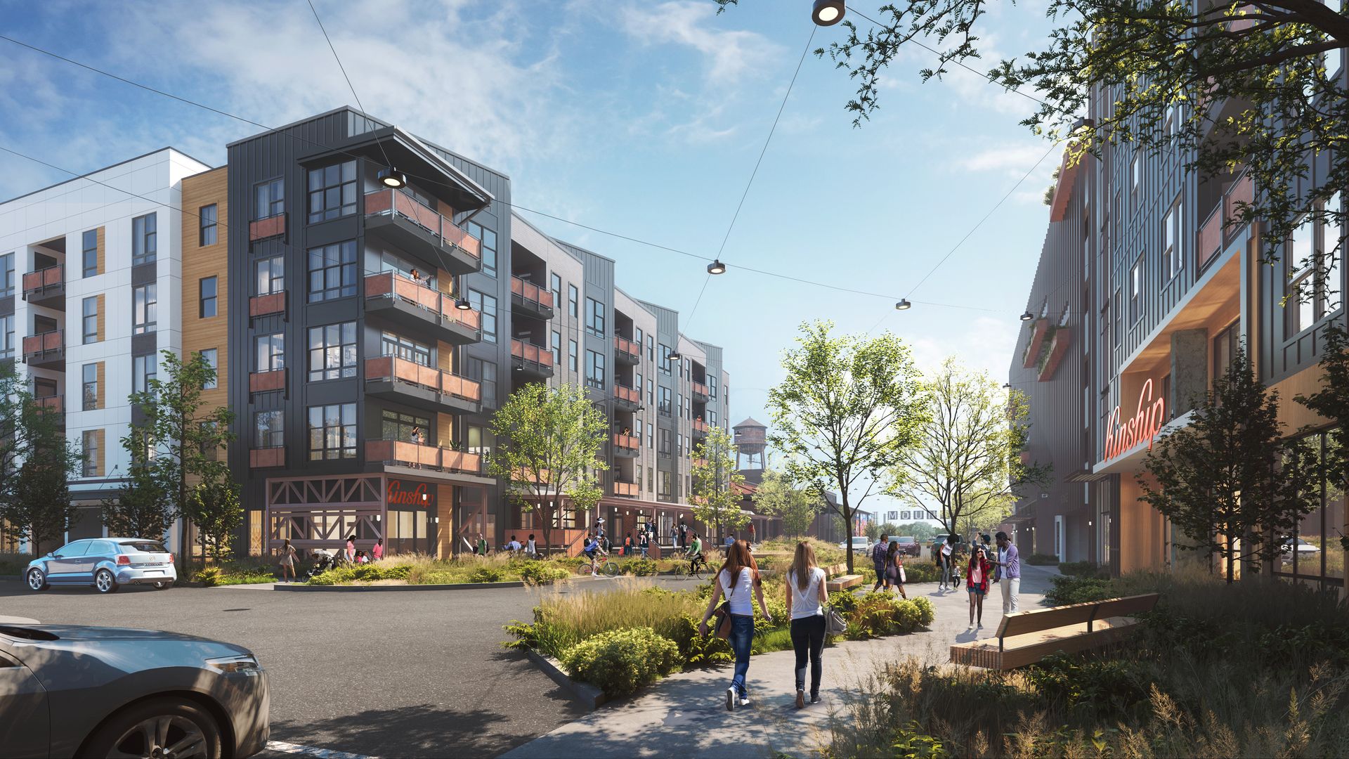 rendering of apartment building