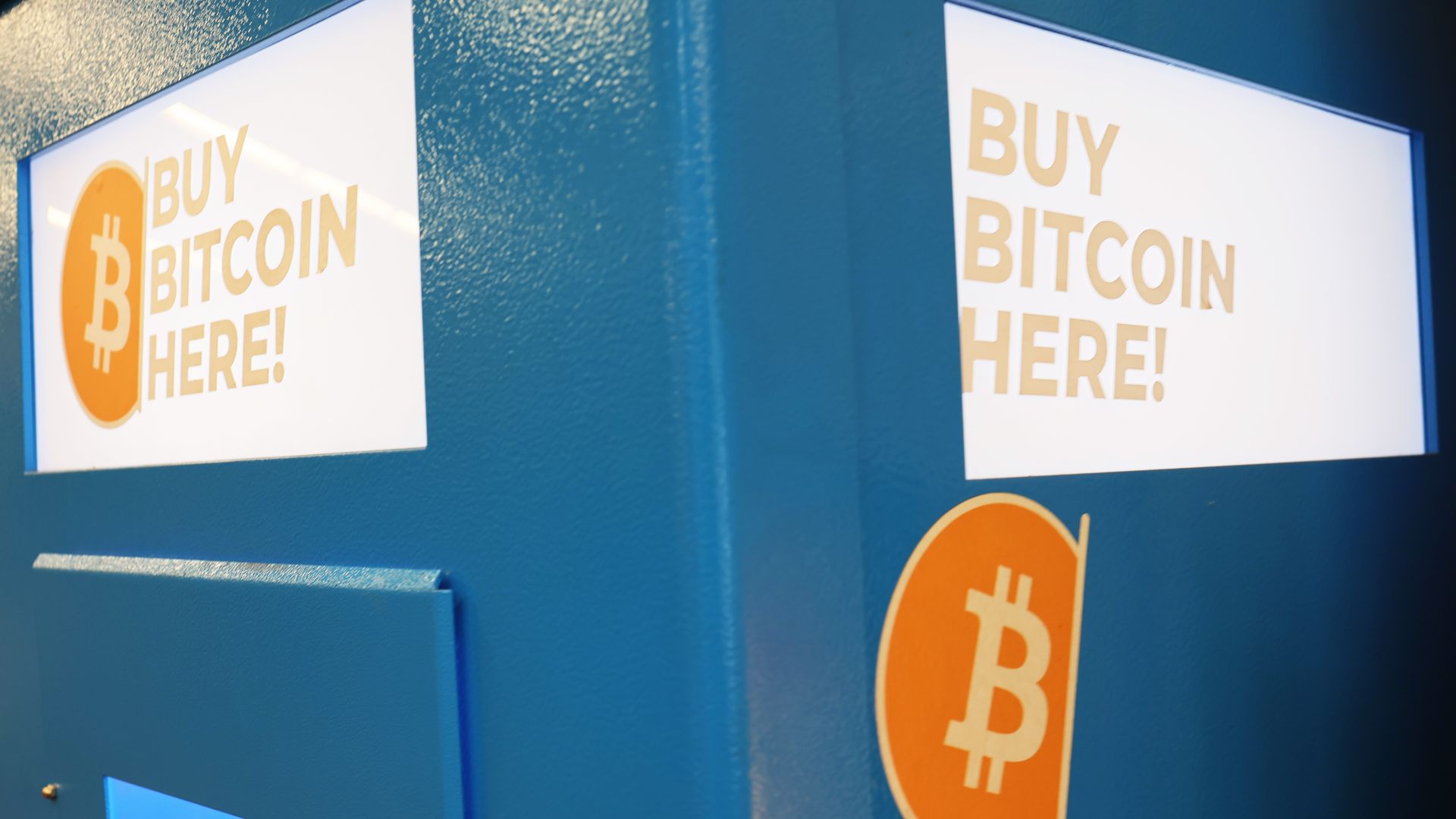 A Bitcoin ATM in New York City on June 13.