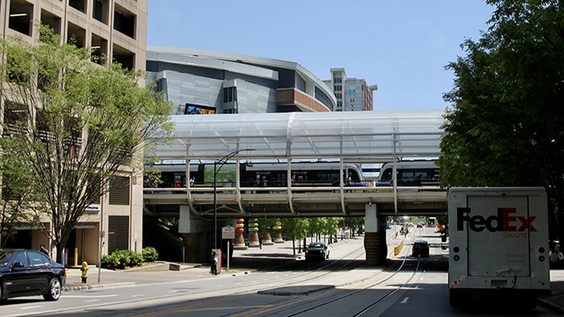 light rail blue line Charlotte Area Transit System CATS Charlotte Transportation Center
