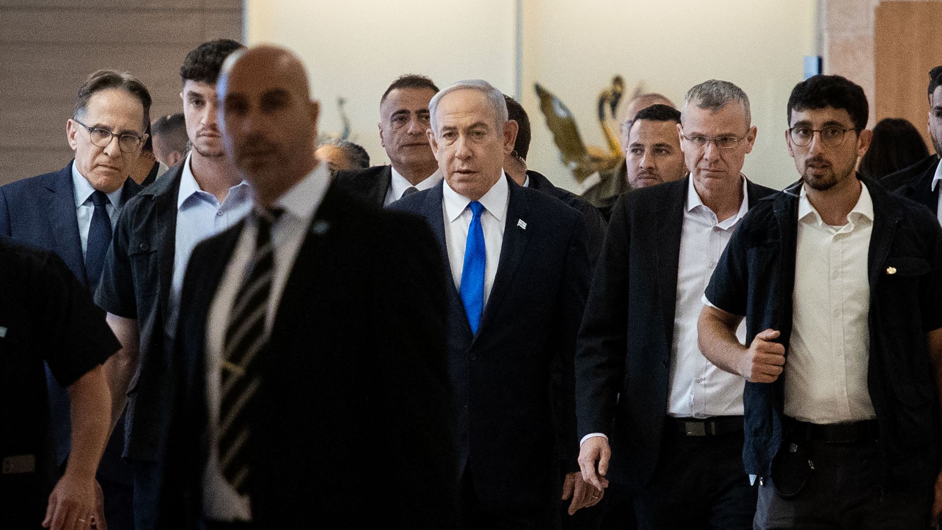 Netanyahu and other Israeli officials