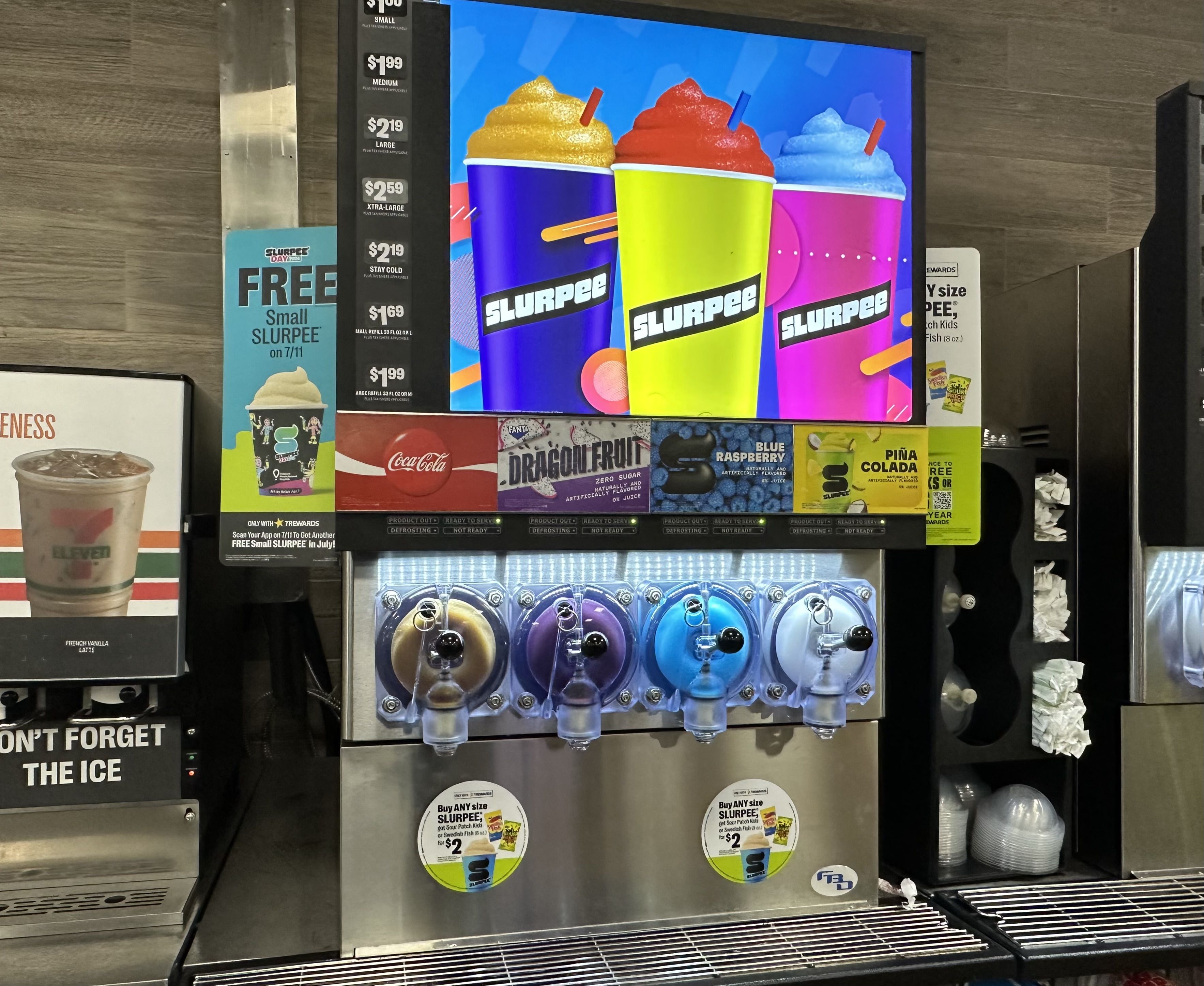 7 Eleven Slurpee Flavors