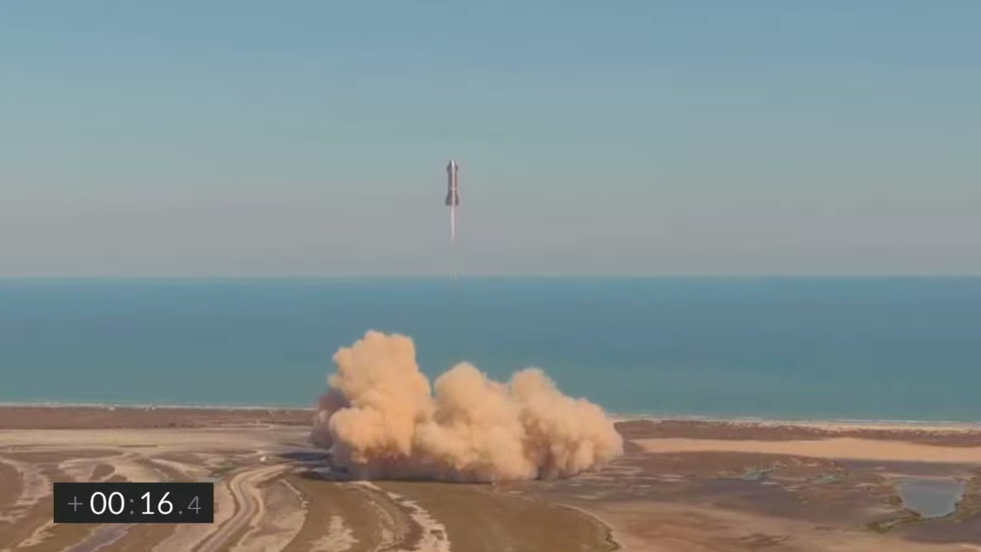 A Starship prototype takes flight in Texas
