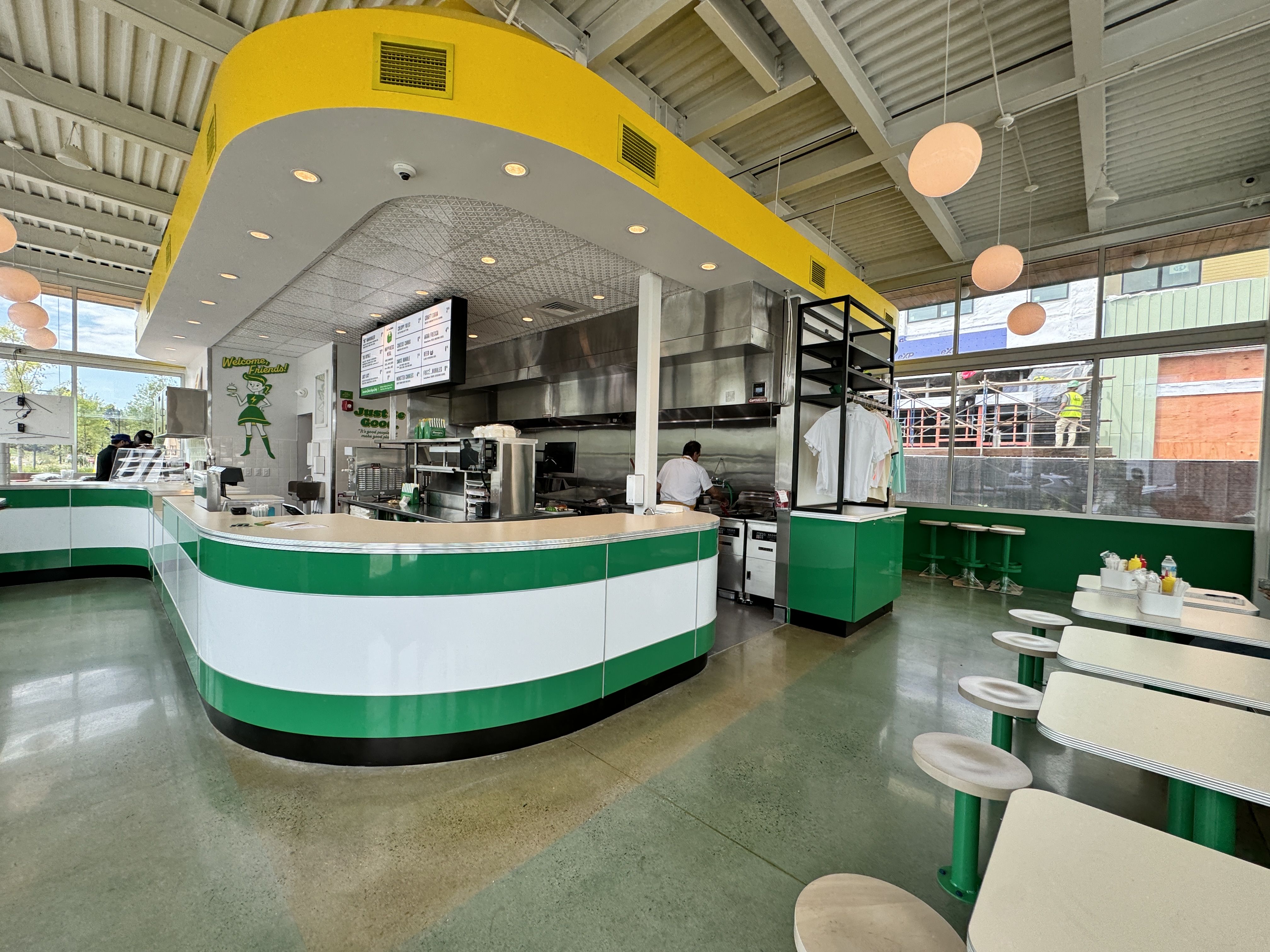 inside diner restaurant