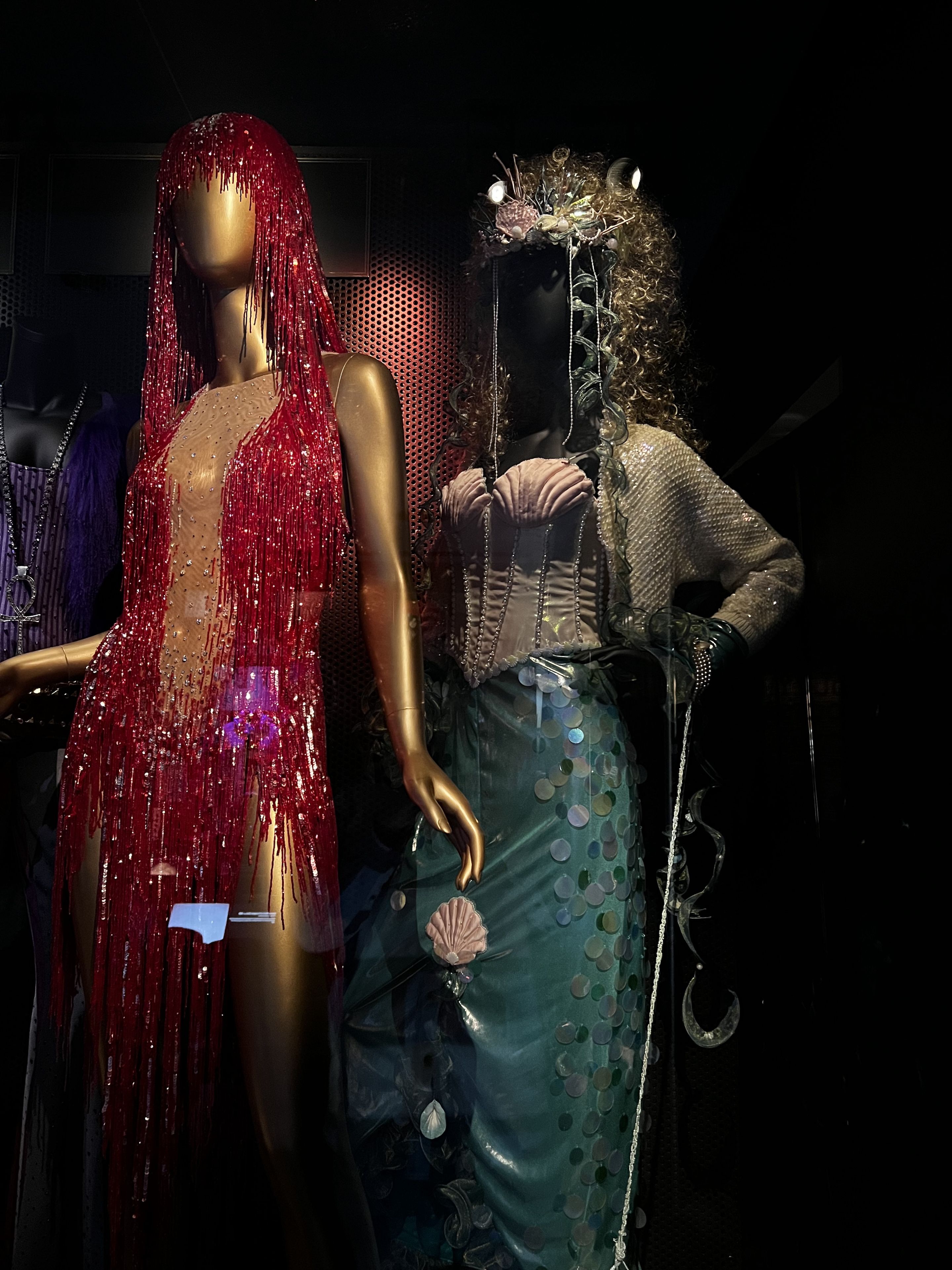 A pair of Cher's dresses.