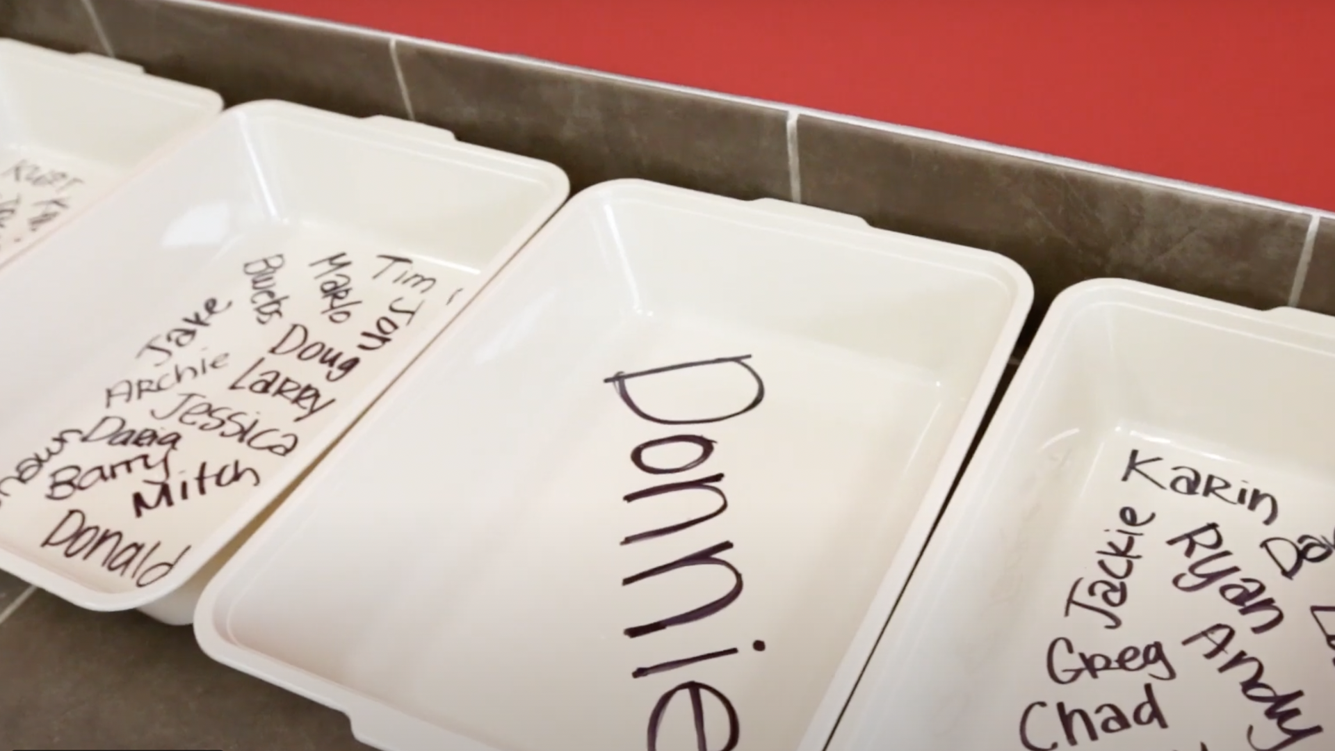 Litterboxes with names
