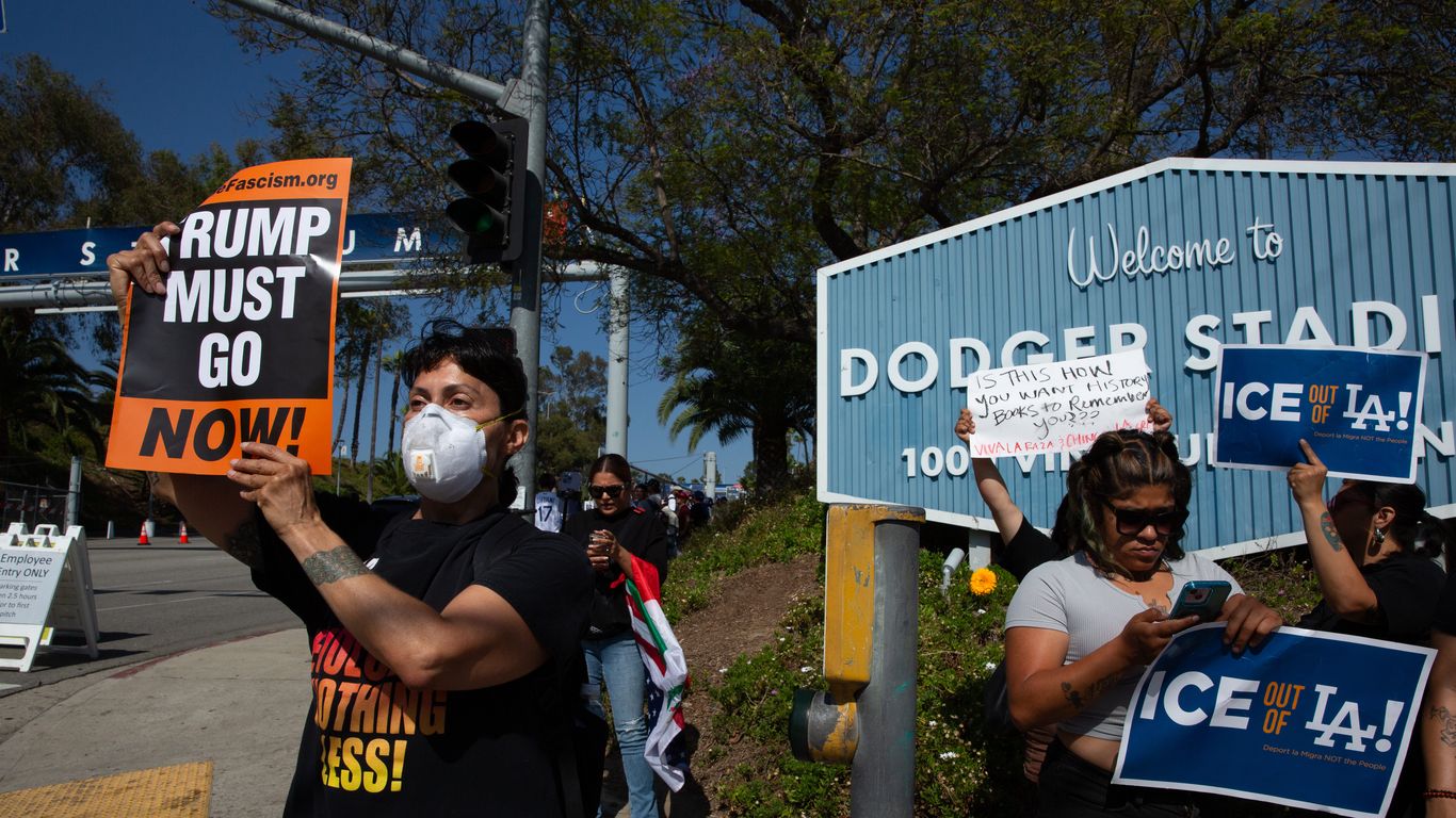 LA Dodgers to donate $1M to help immigrants hit by ICE raids - Axios